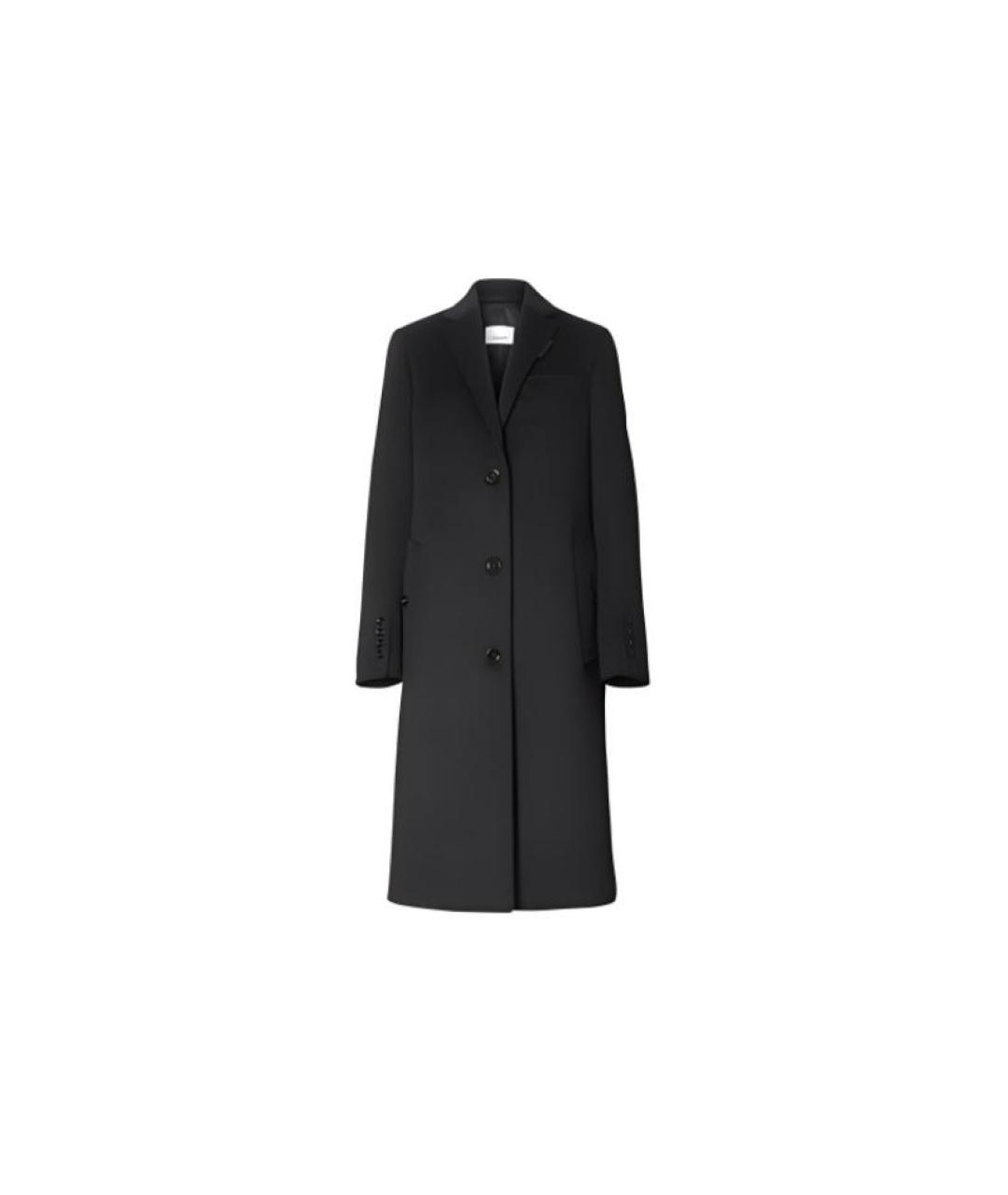 BURBERRY Черное шерстяное пальто, фото 6
