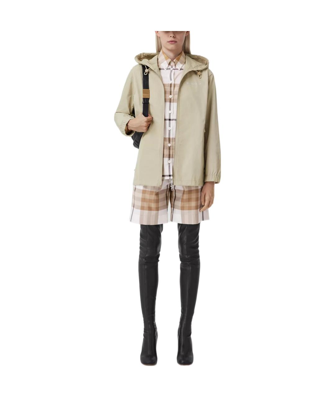 BURBERRY Бежевая куртка, фото 2