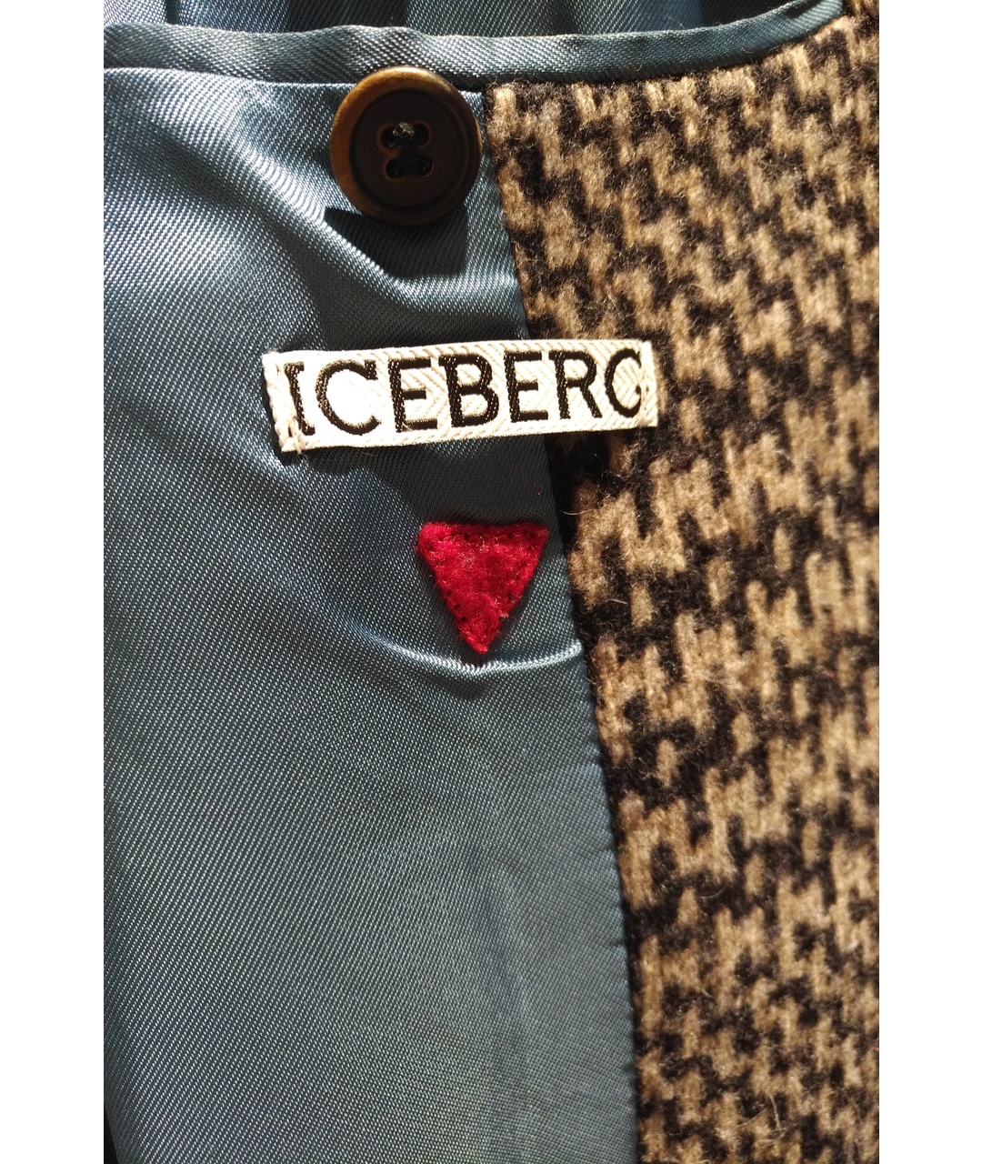 ICEBERG Коричневое шерстяное пальто, фото 3