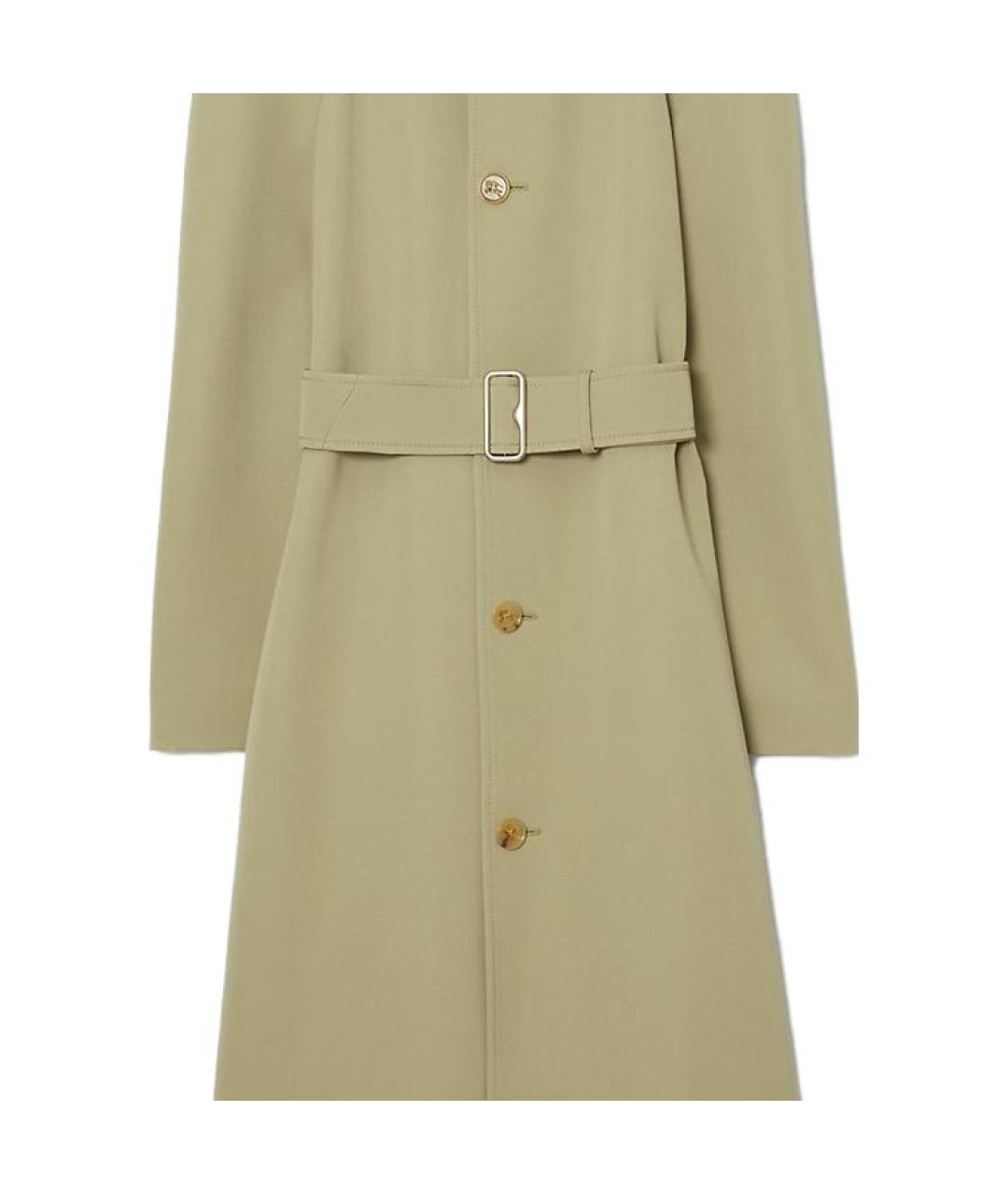 BURBERRY Зеленые пальто, фото 4