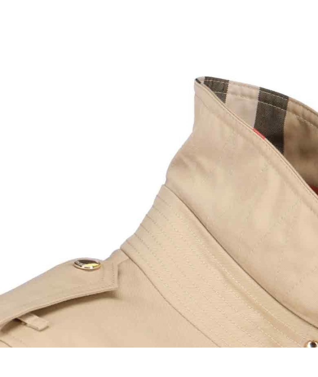 BURBERRY Бежевое пальто, фото 5