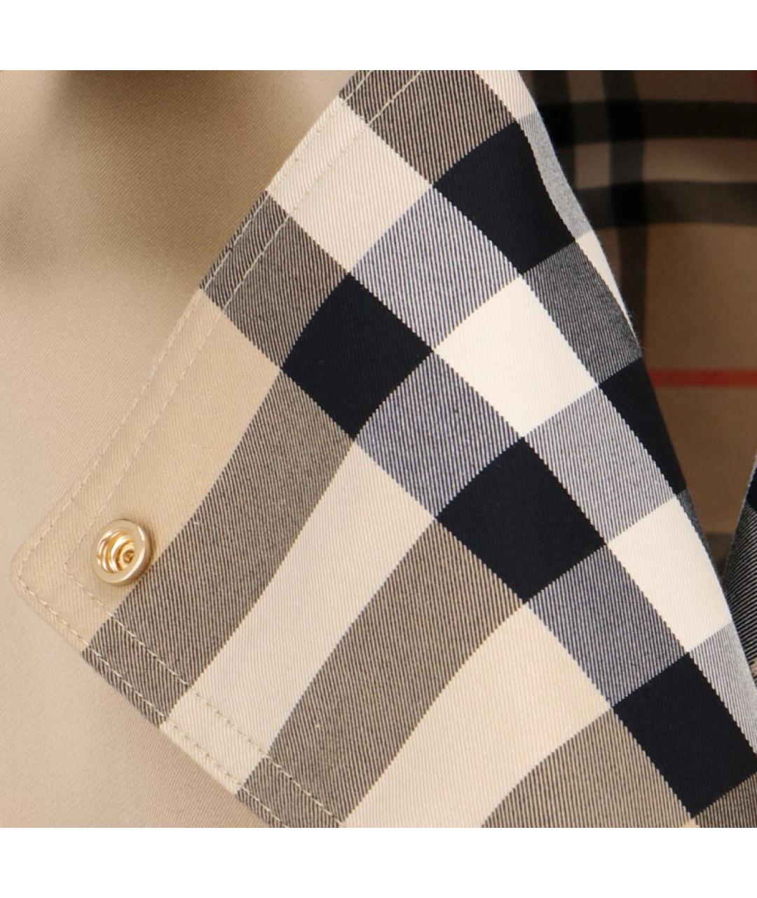 BURBERRY Бежевое пальто, фото 6
