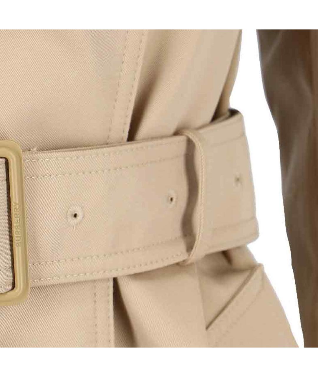 BURBERRY Бежевое пальто, фото 4