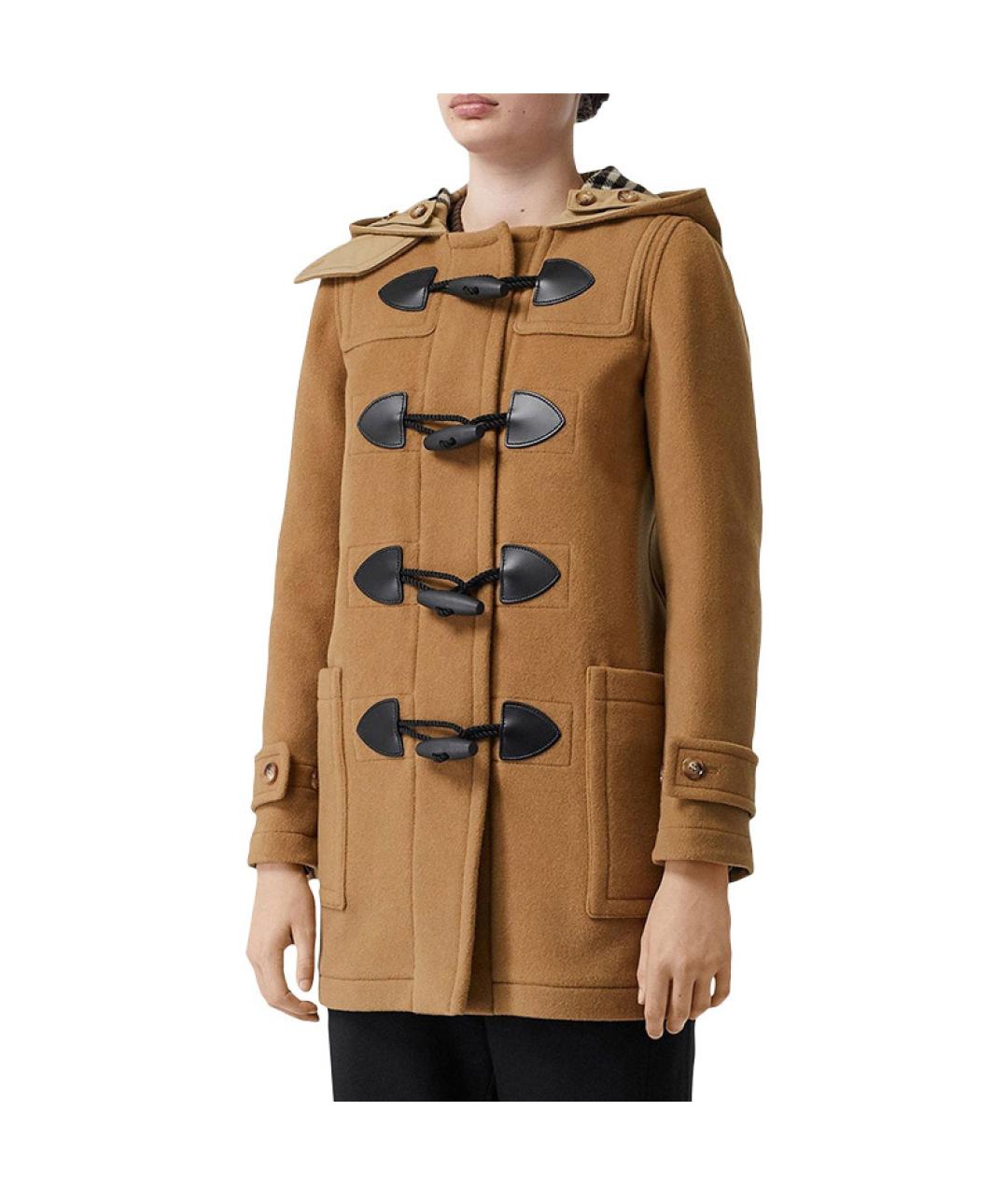 BURBERRY Коричневое пальто, фото 4