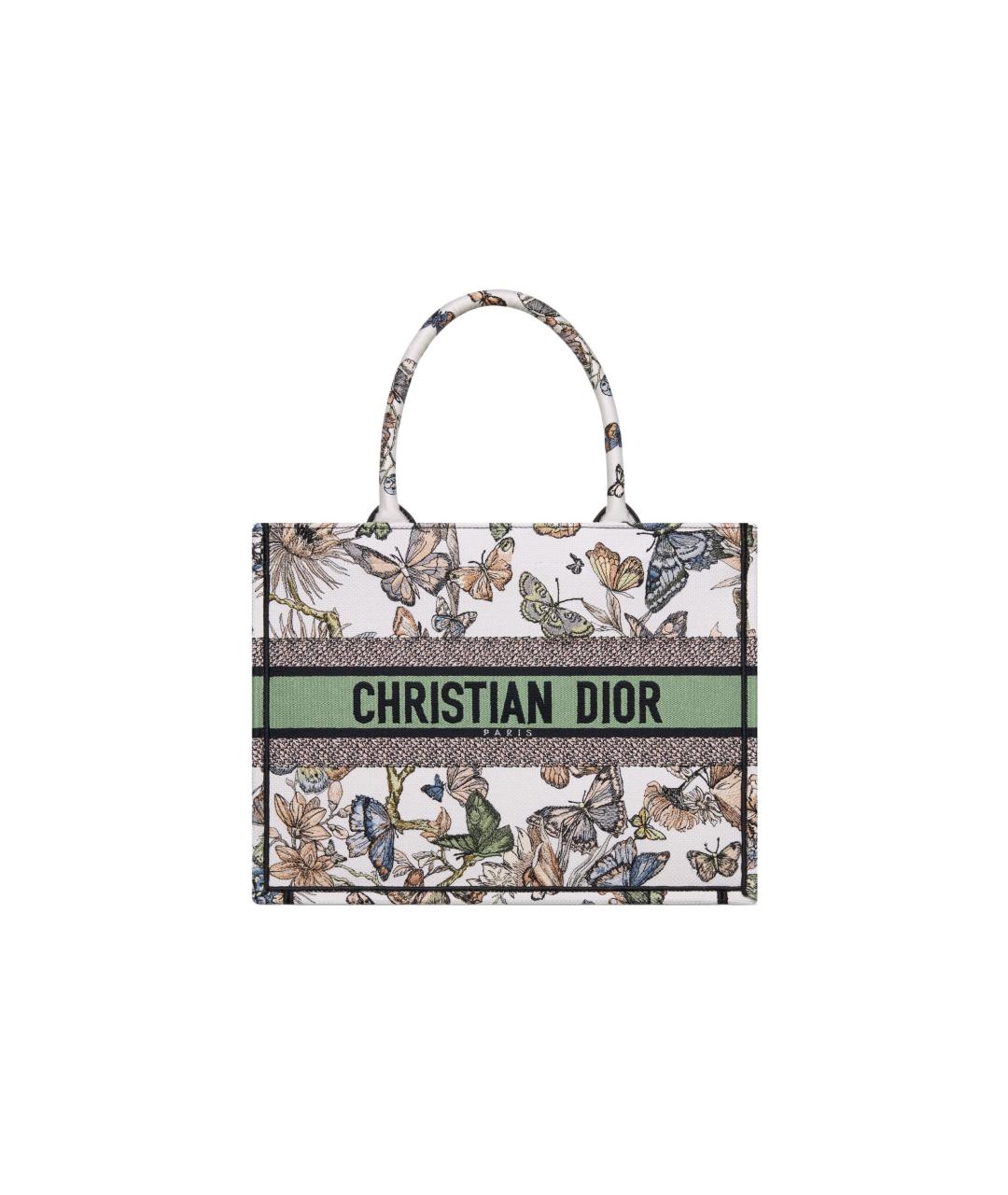 CHRISTIAN DIOR Белая сумка с короткими ручками, фото 1