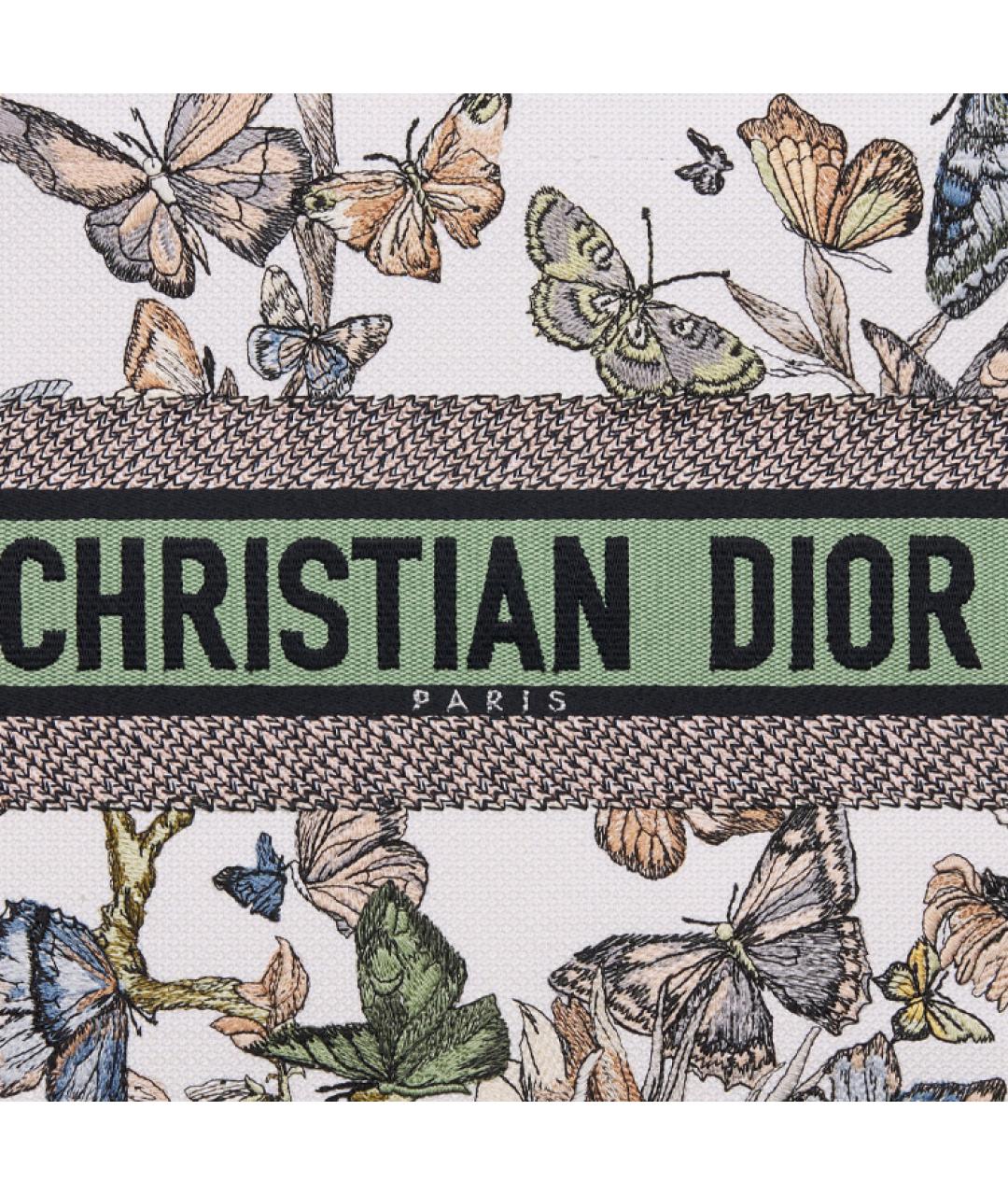 CHRISTIAN DIOR Белая сумка с короткими ручками, фото 5