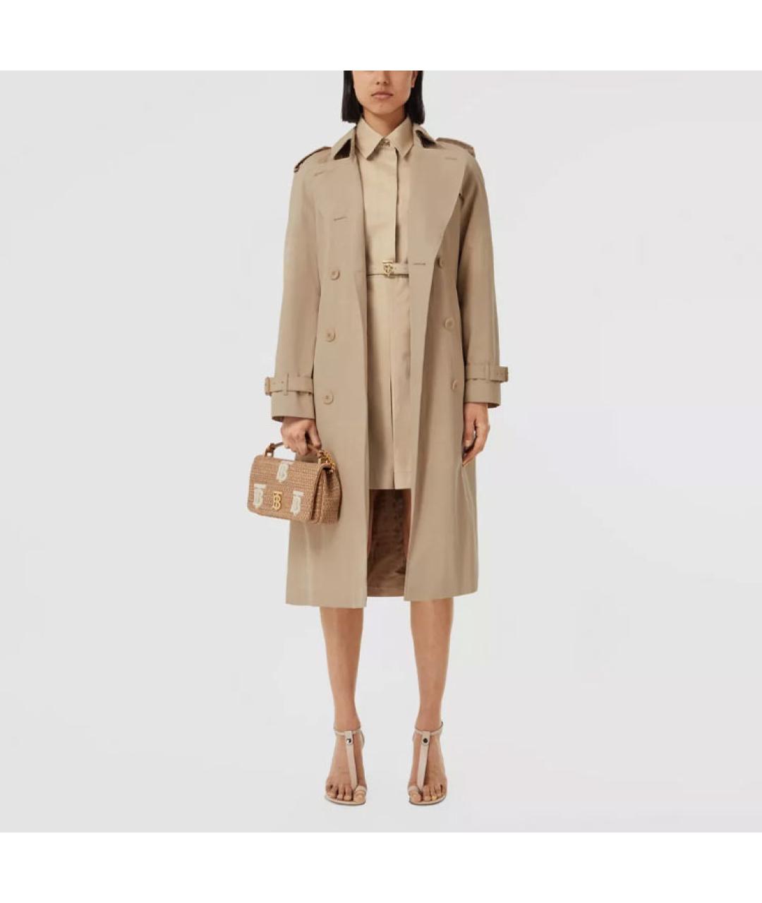 BURBERRY Бежевый тренч/плащ, фото 3