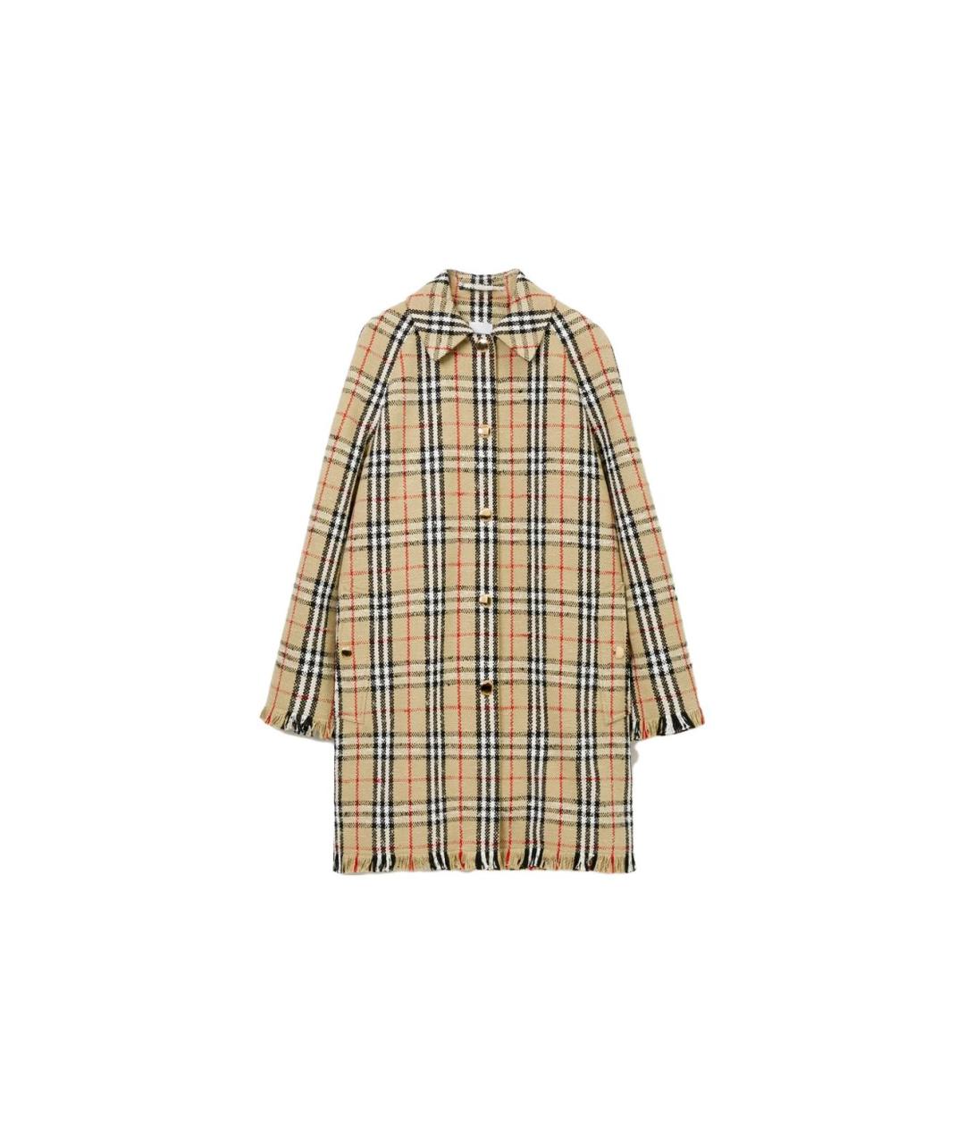 BURBERRY Мульти пальто, фото 1