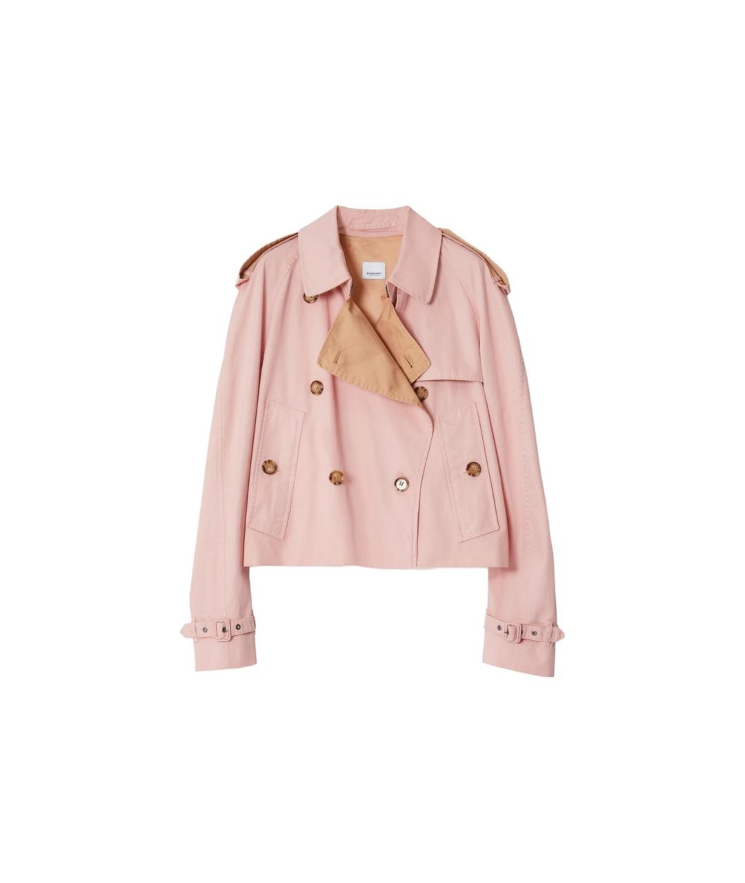 BURBERRY Розовый тренч/плащ, фото 1