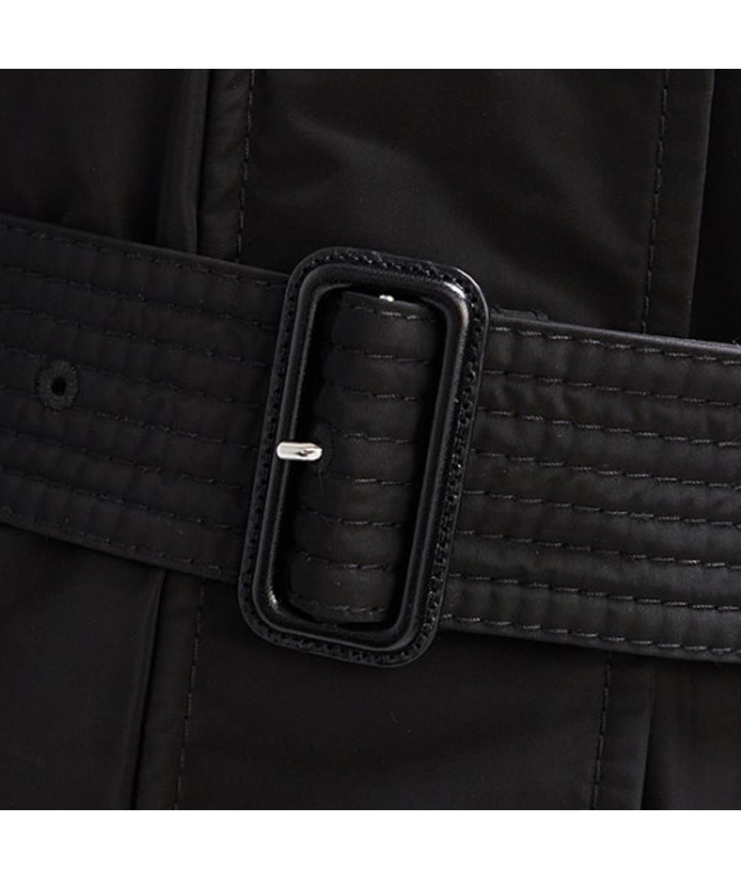 BURBERRY Черное пальто, фото 4