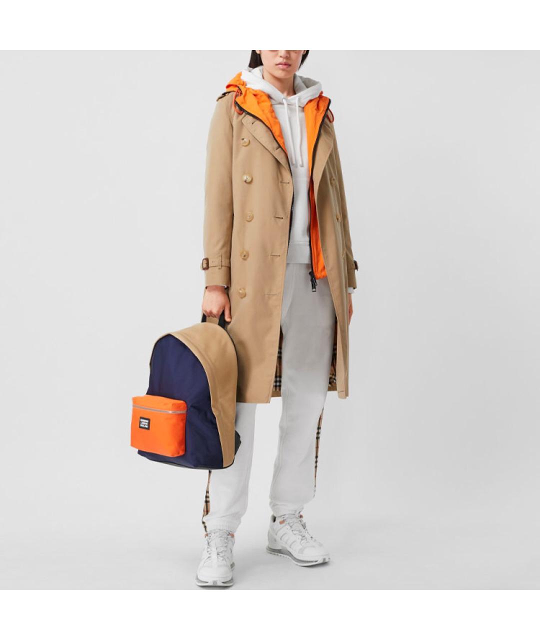 BURBERRY Бежевое пальто, фото 5