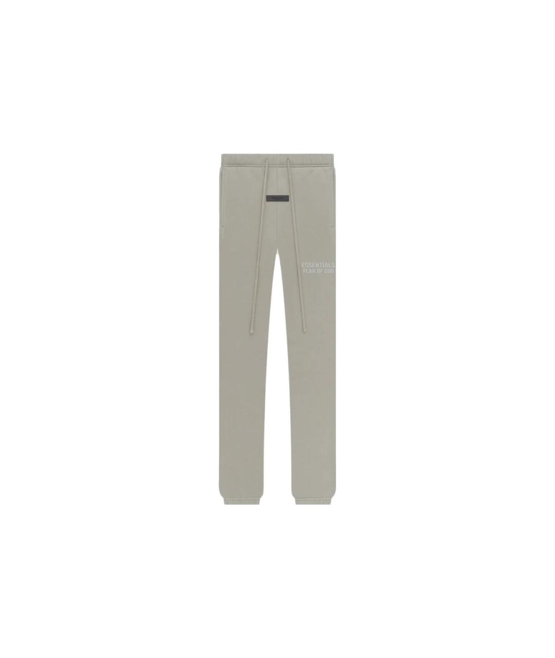 FEAR OF GOD ESSENTIALS Серые хлопковые повседневные брюки, фото 1