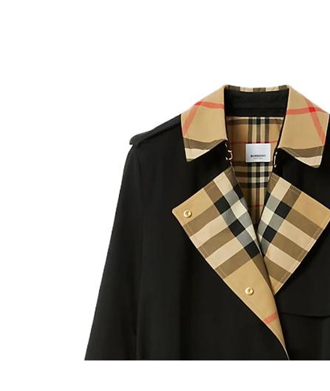 BURBERRY Черный тренч/плащ, фото 4