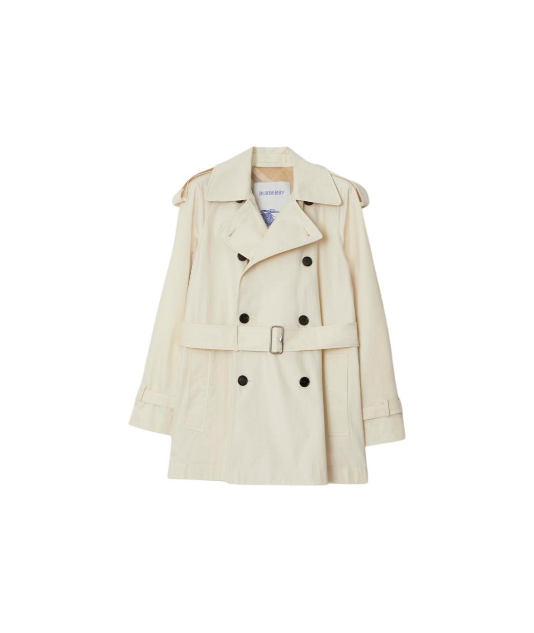 BURBERRY Белый тренч/плащ, фото 1