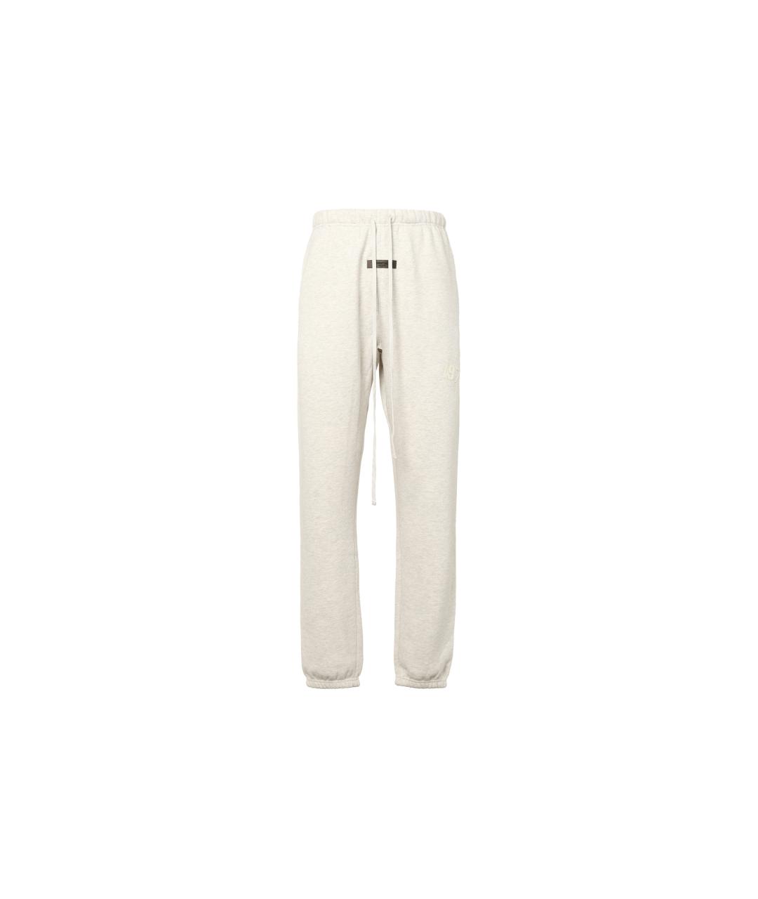 FEAR OF GOD ESSENTIALS Бежевые хлопковые повседневные брюки, фото 1