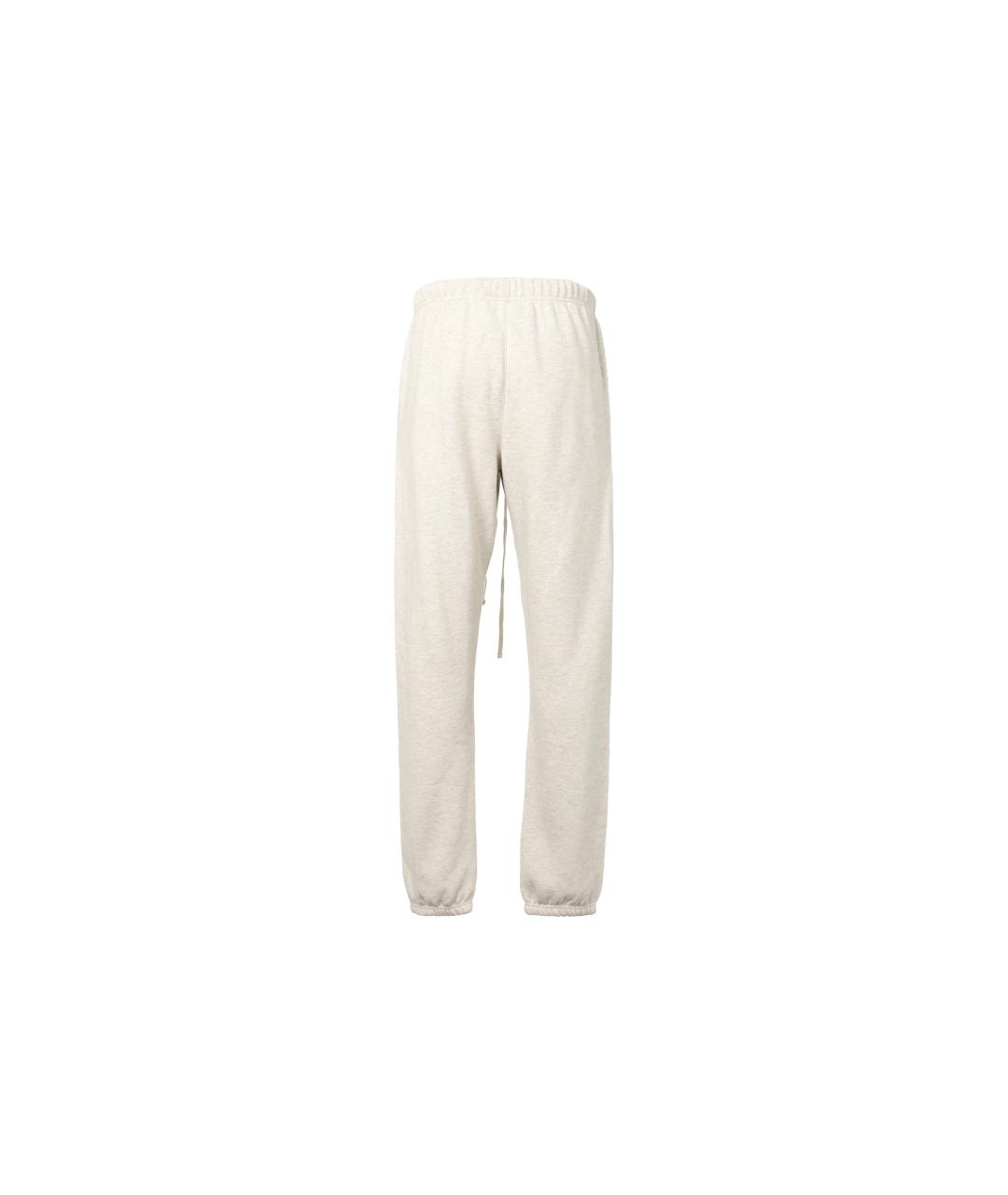 FEAR OF GOD ESSENTIALS Бежевые хлопковые повседневные брюки, фото 2