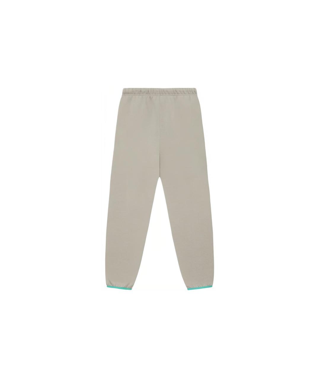 FEAR OF GOD ESSENTIALS Серые хлопковые повседневные брюки, фото 2