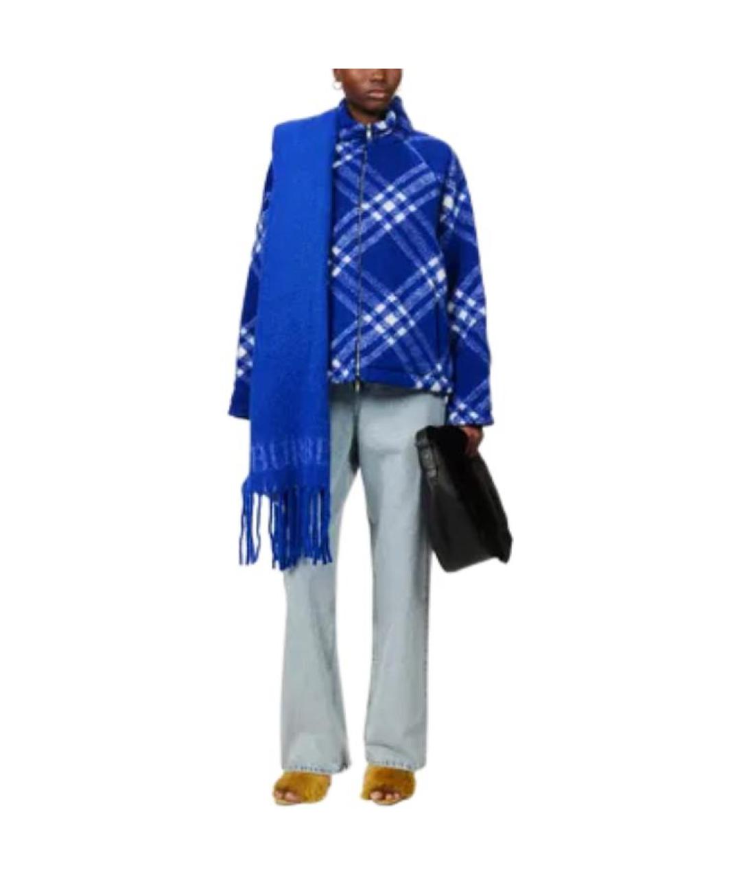 BURBERRY Синяя куртка, фото 5