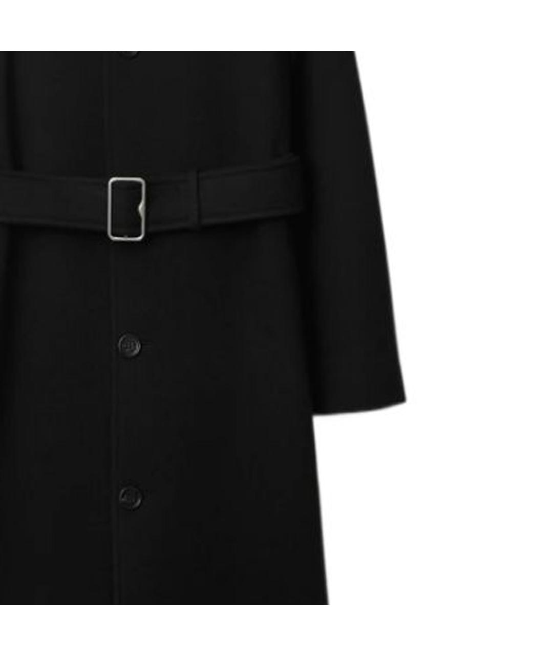 BURBERRY Черное пальто, фото 4
