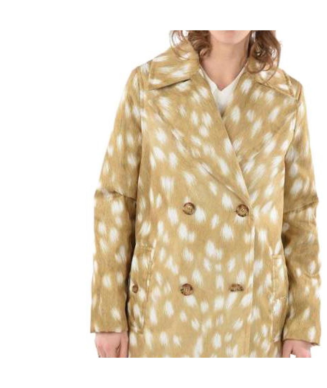 BURBERRY Желтое пальто, фото 3