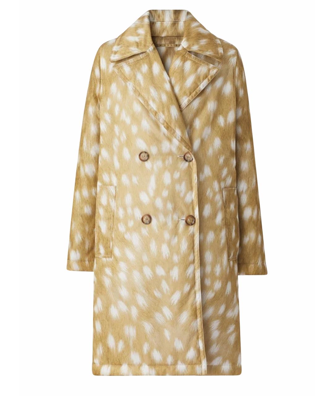 BURBERRY Желтое пальто, фото 1