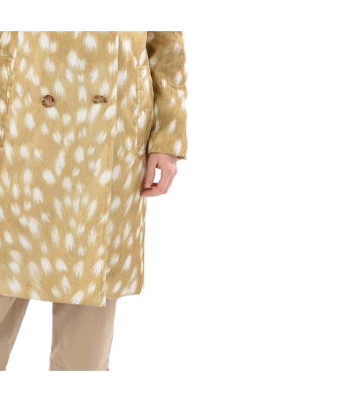 BURBERRY Желтое пальто, фото 5