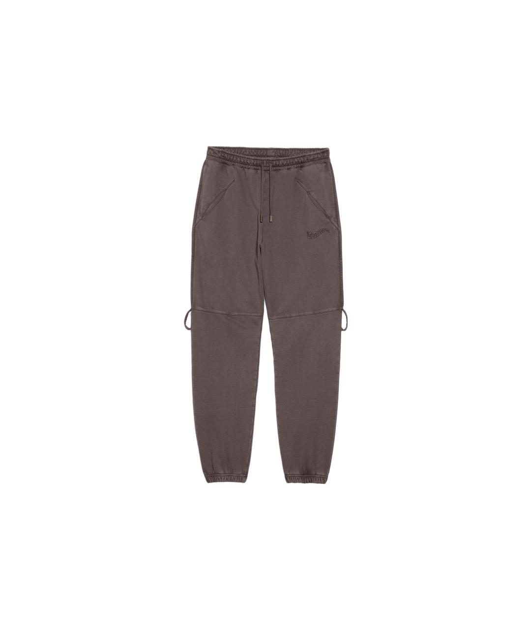 JACQUEMUS Антрацитовые повседневные брюки, фото 1