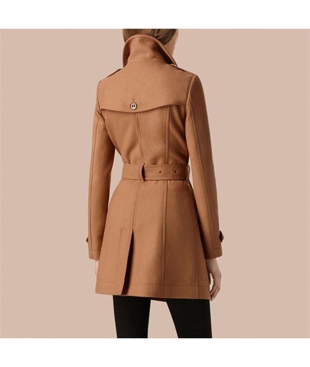 BURBERRY Бежевое пальто, фото 3