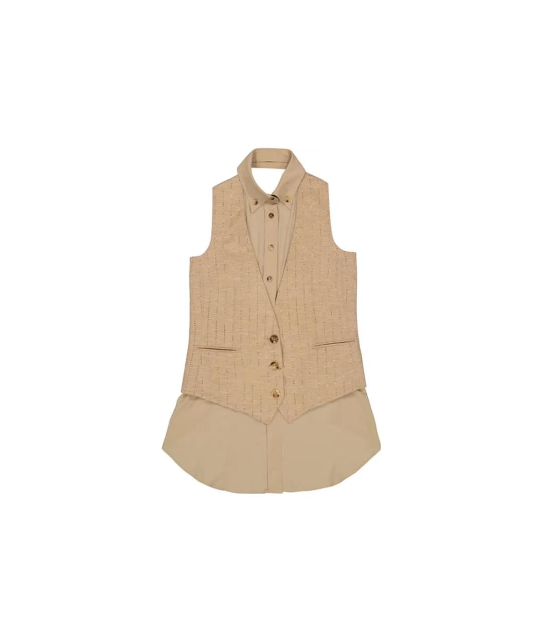 BURBERRY Бежевый жилет, фото 1