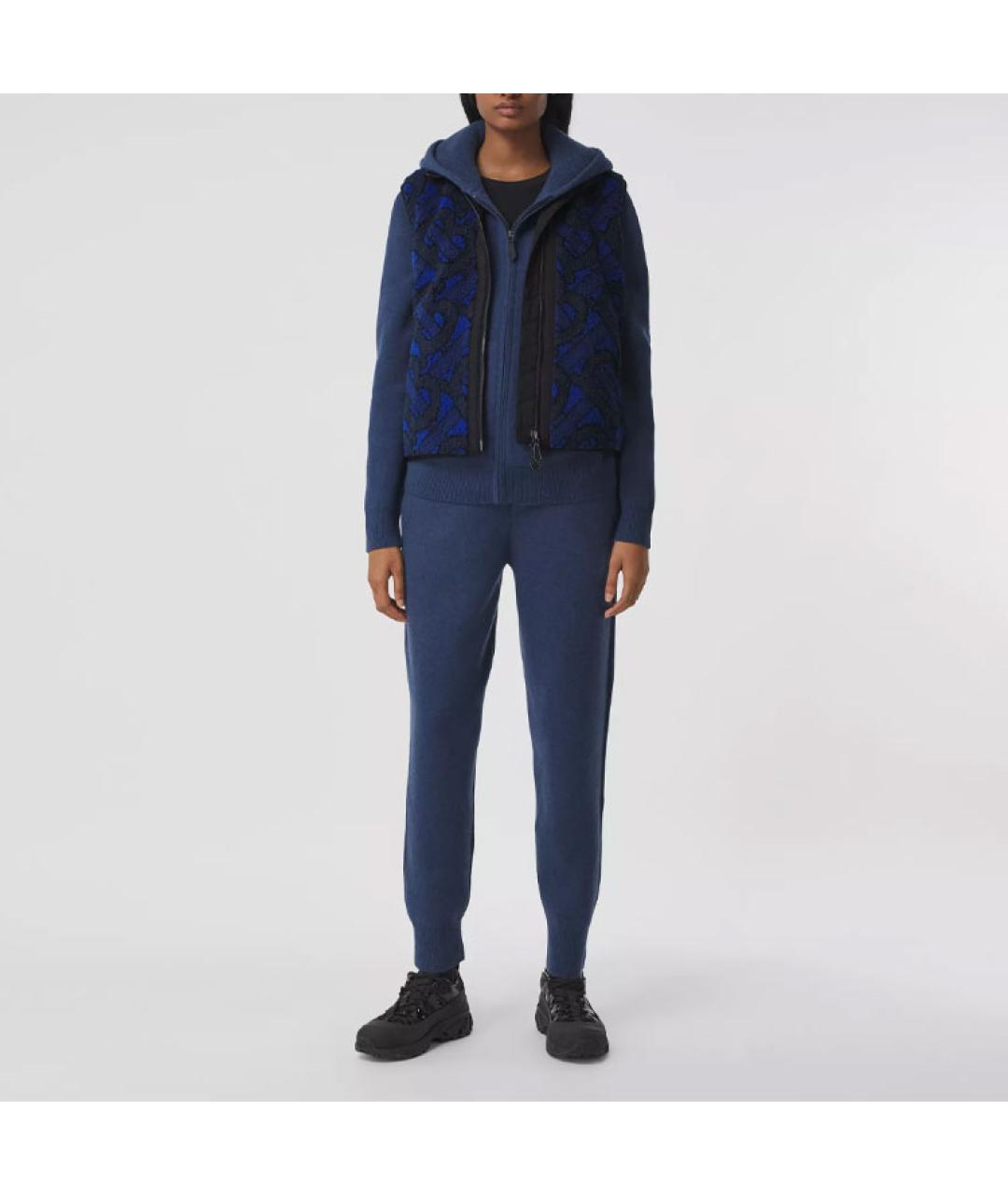 BURBERRY Темно-синий жилет, фото 5