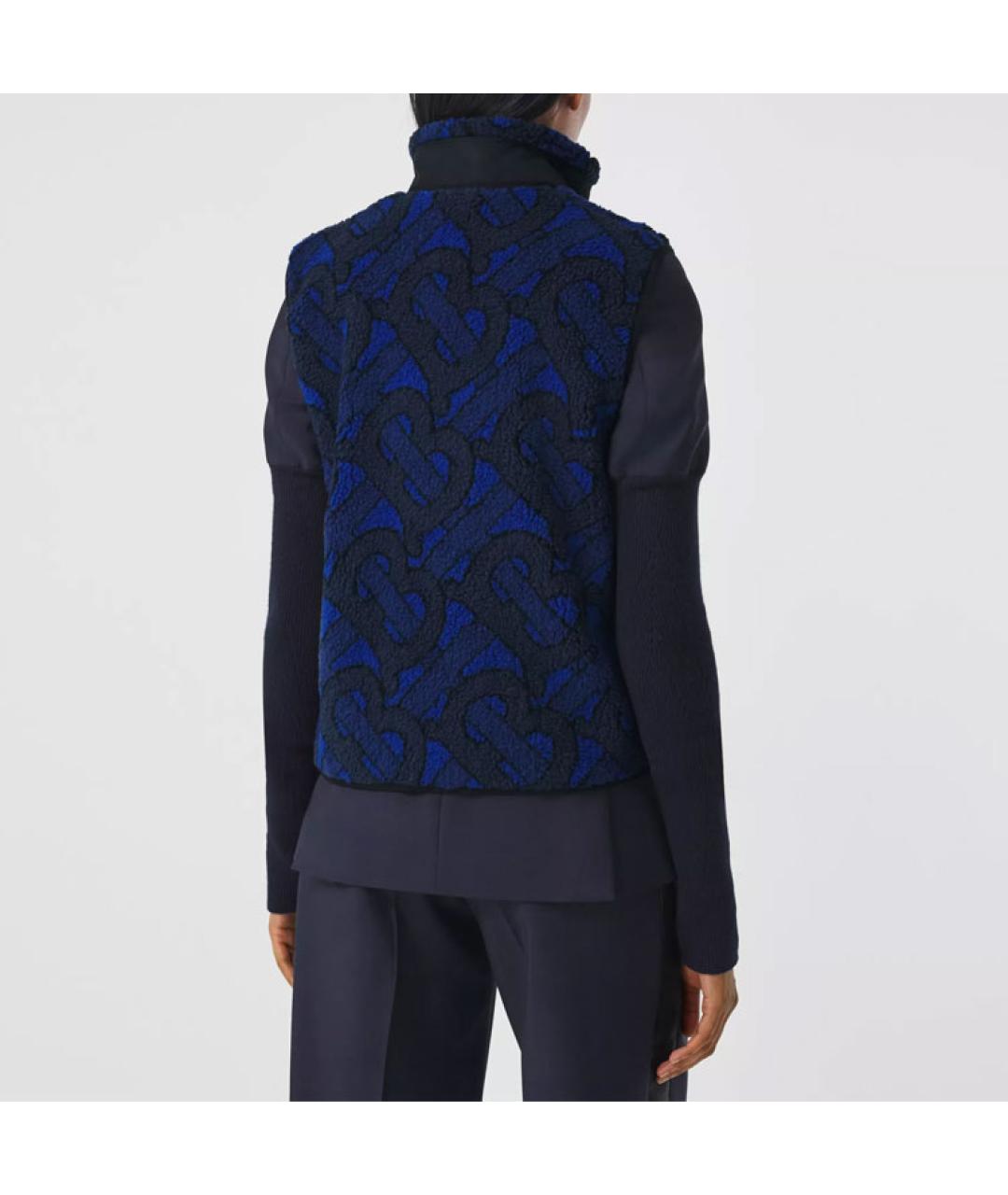 BURBERRY Темно-синий жилет, фото 6
