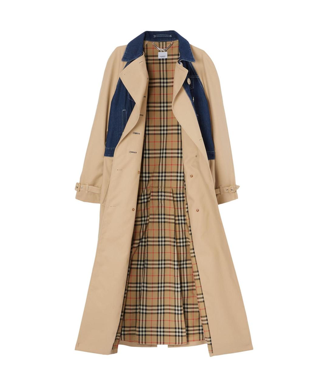 BURBERRY Бежевый тренч/плащ, фото 2