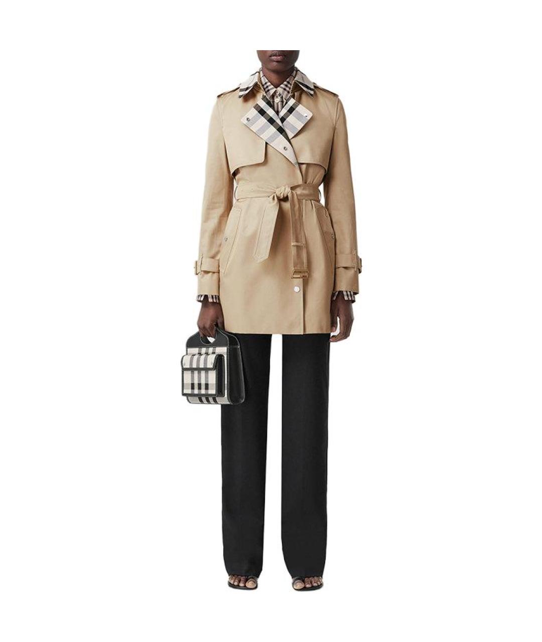 BURBERRY Коричневый тренч/плащ, фото 3