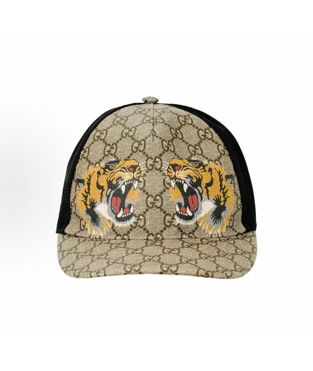 GUCCI Бежевая хлопковая кепка/бейсболка, фото 2