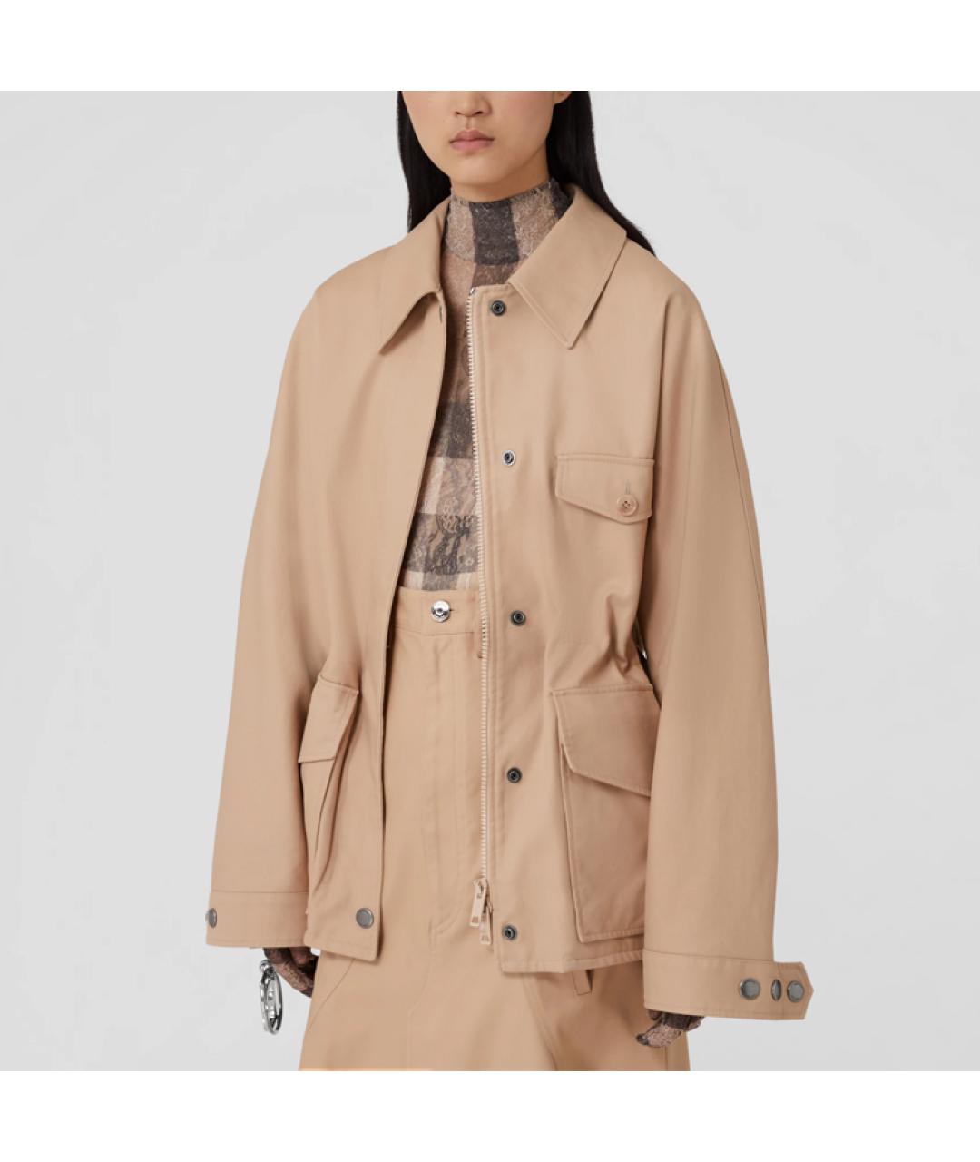 BURBERRY Бежевая куртка, фото 2