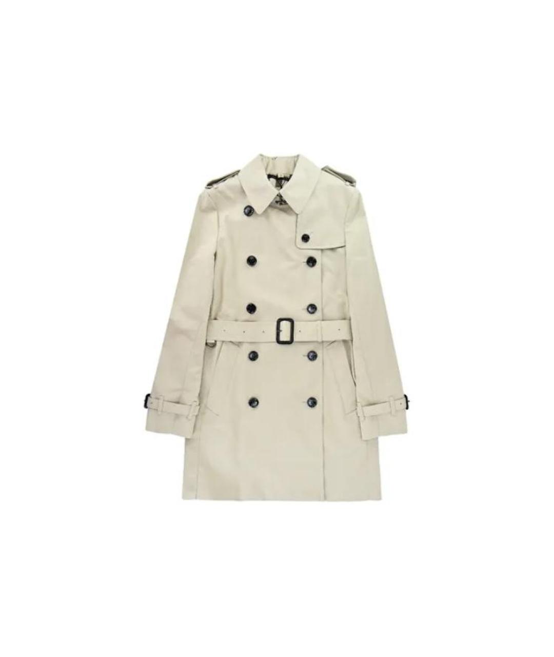 BURBERRY Хаки пальто, фото 7