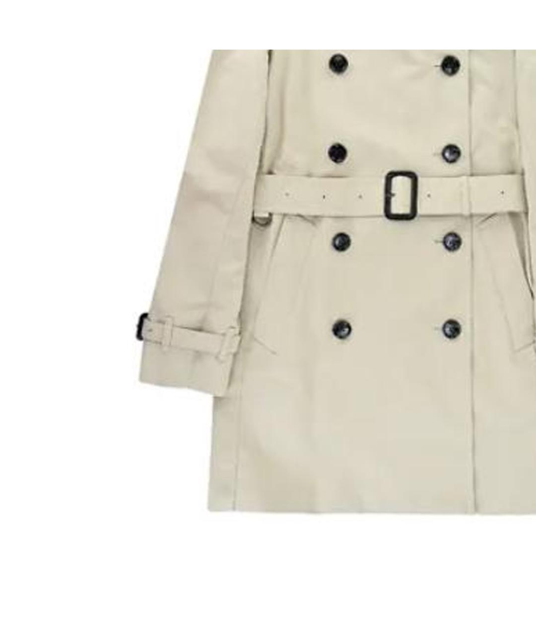 BURBERRY Хаки пальто, фото 4