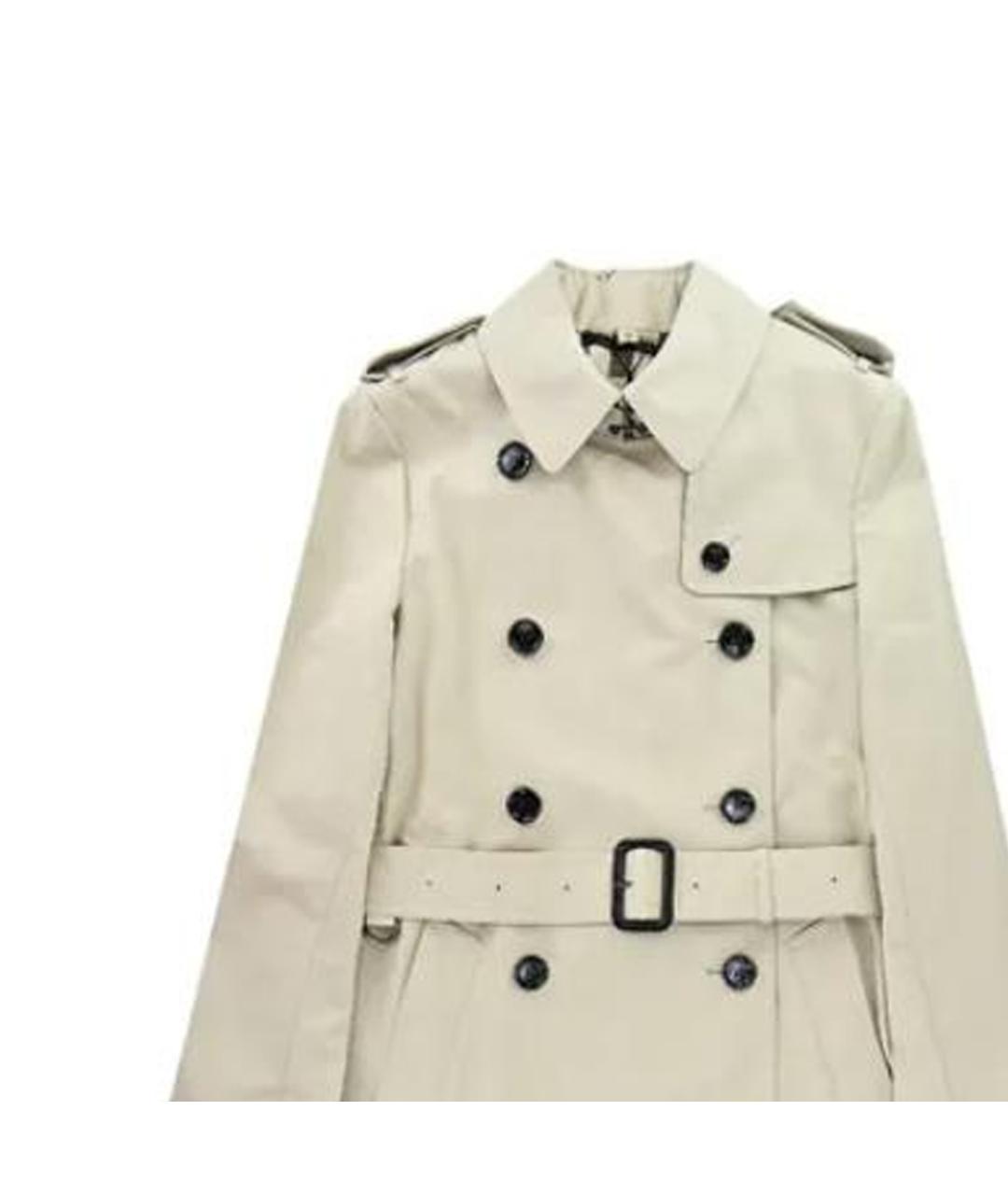 BURBERRY Хаки пальто, фото 3