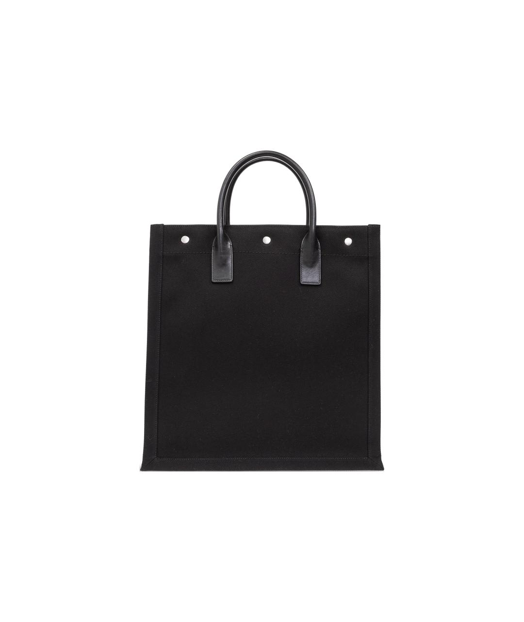 SAINT LAURENT Черная сумка тоут, фото 3