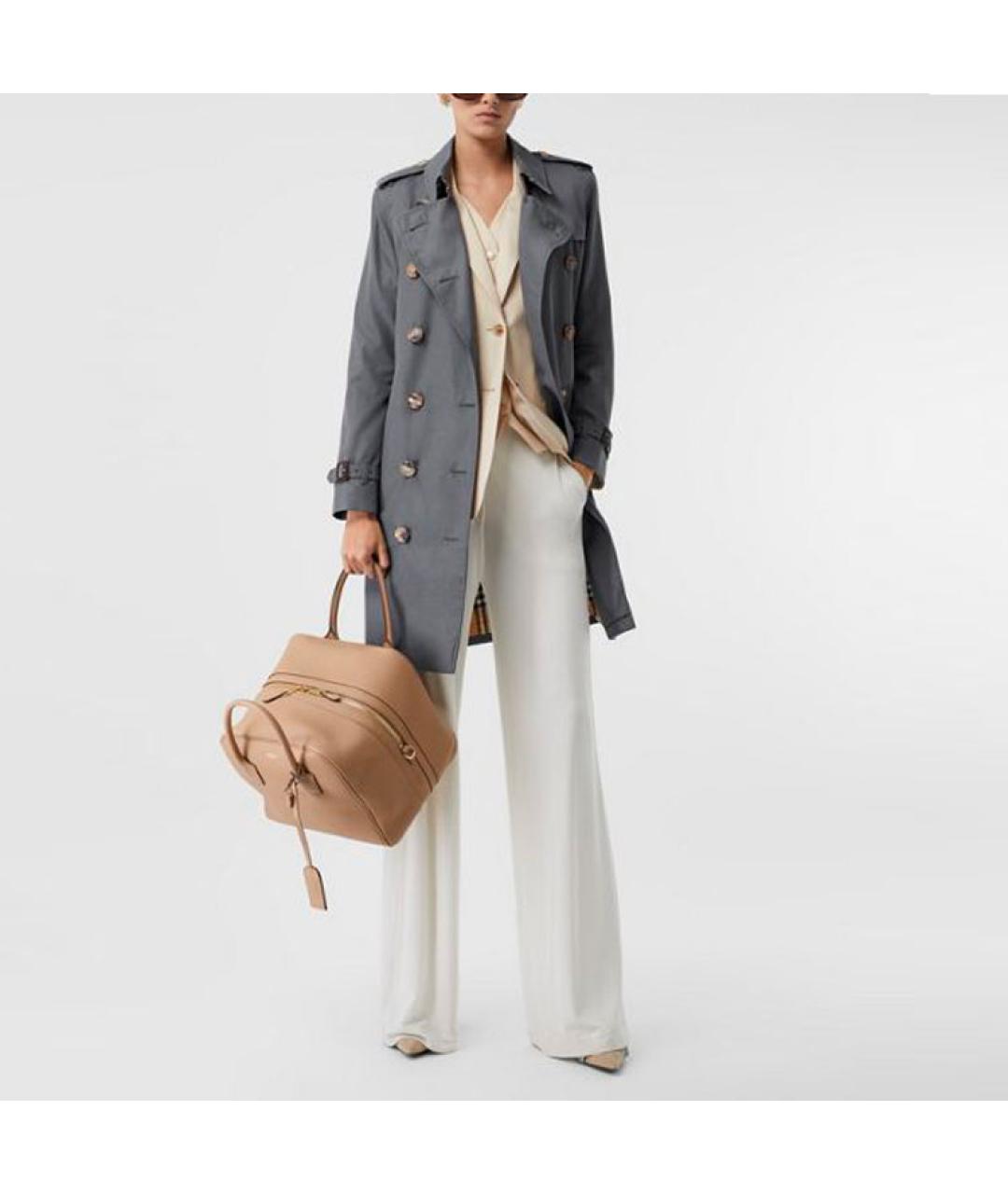 BURBERRY Серый тренч/плащ, фото 5