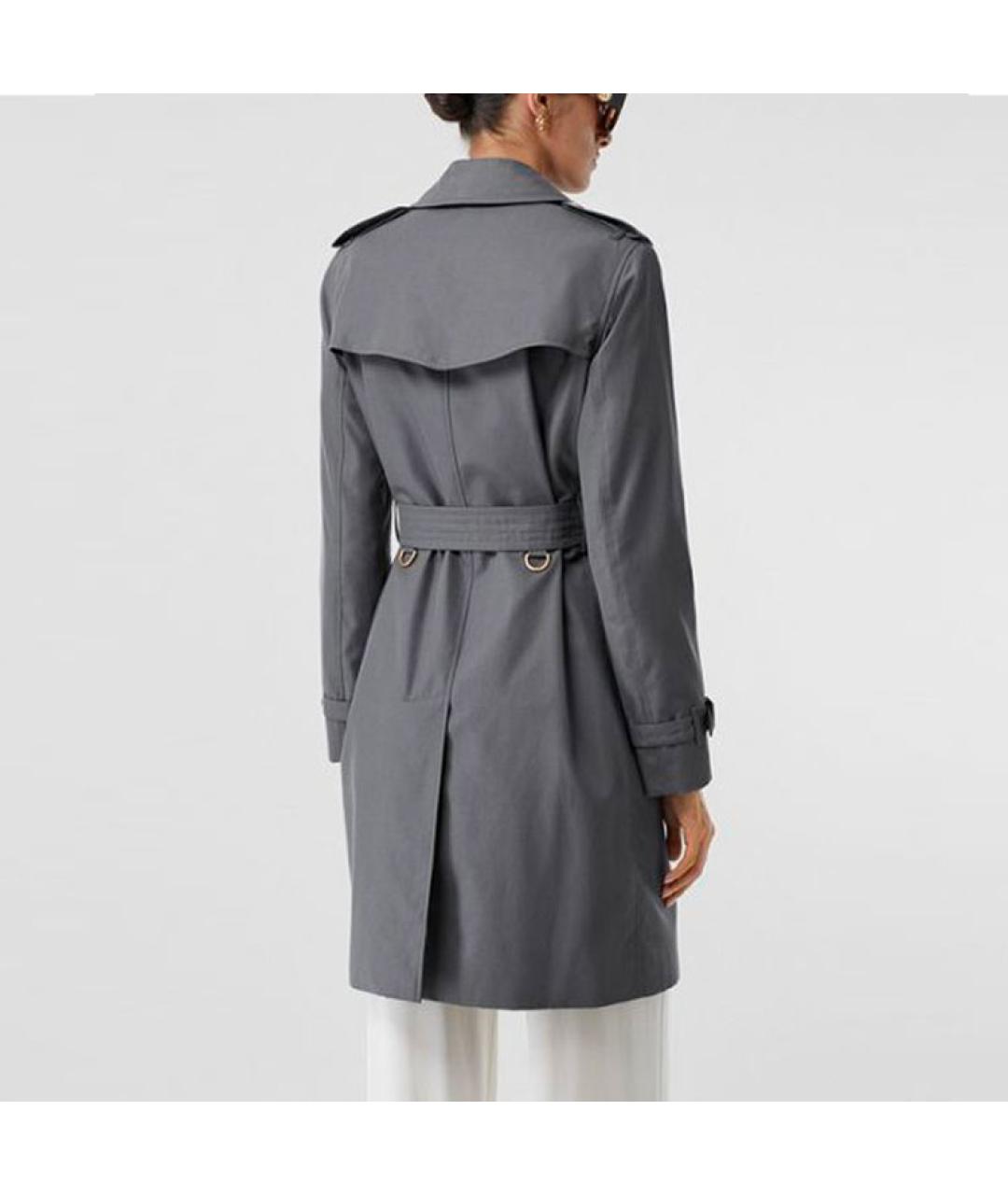 BURBERRY Серый тренч/плащ, фото 4