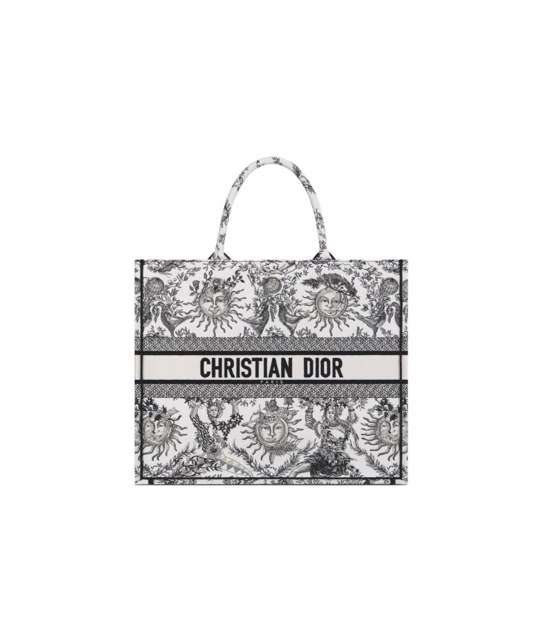CHRISTIAN DIOR Белая сумка с короткими ручками, фото 1