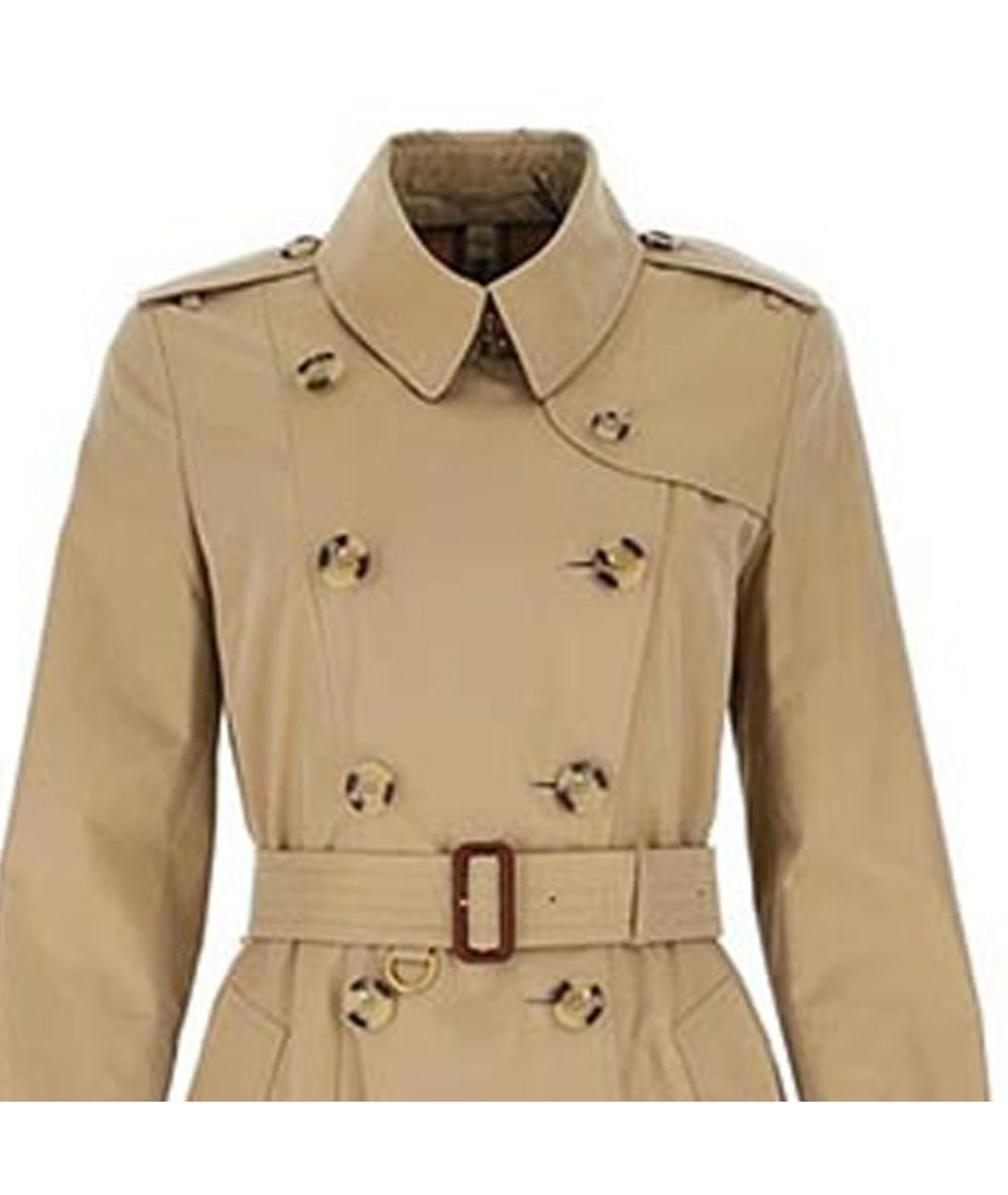 BURBERRY Хаки хлопковый тренч/плащ, фото 5