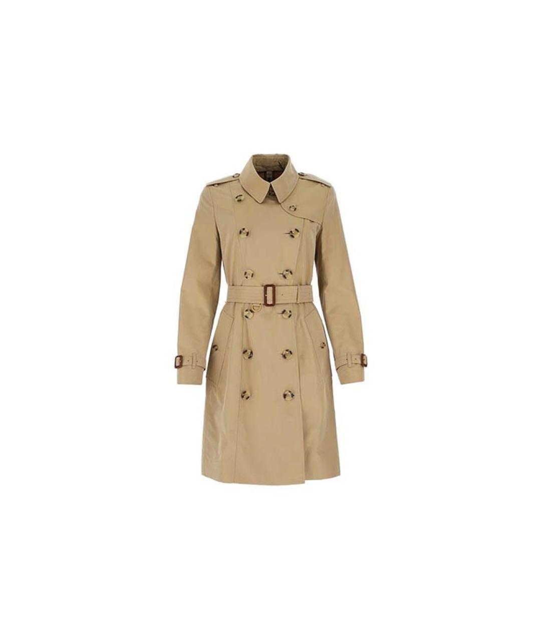 BURBERRY Хаки хлопковый тренч/плащ, фото 1