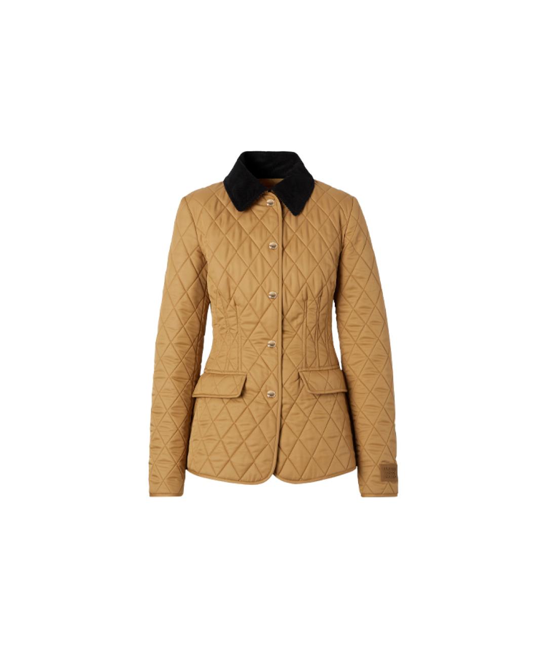 BURBERRY Горчичный пуховик, фото 1
