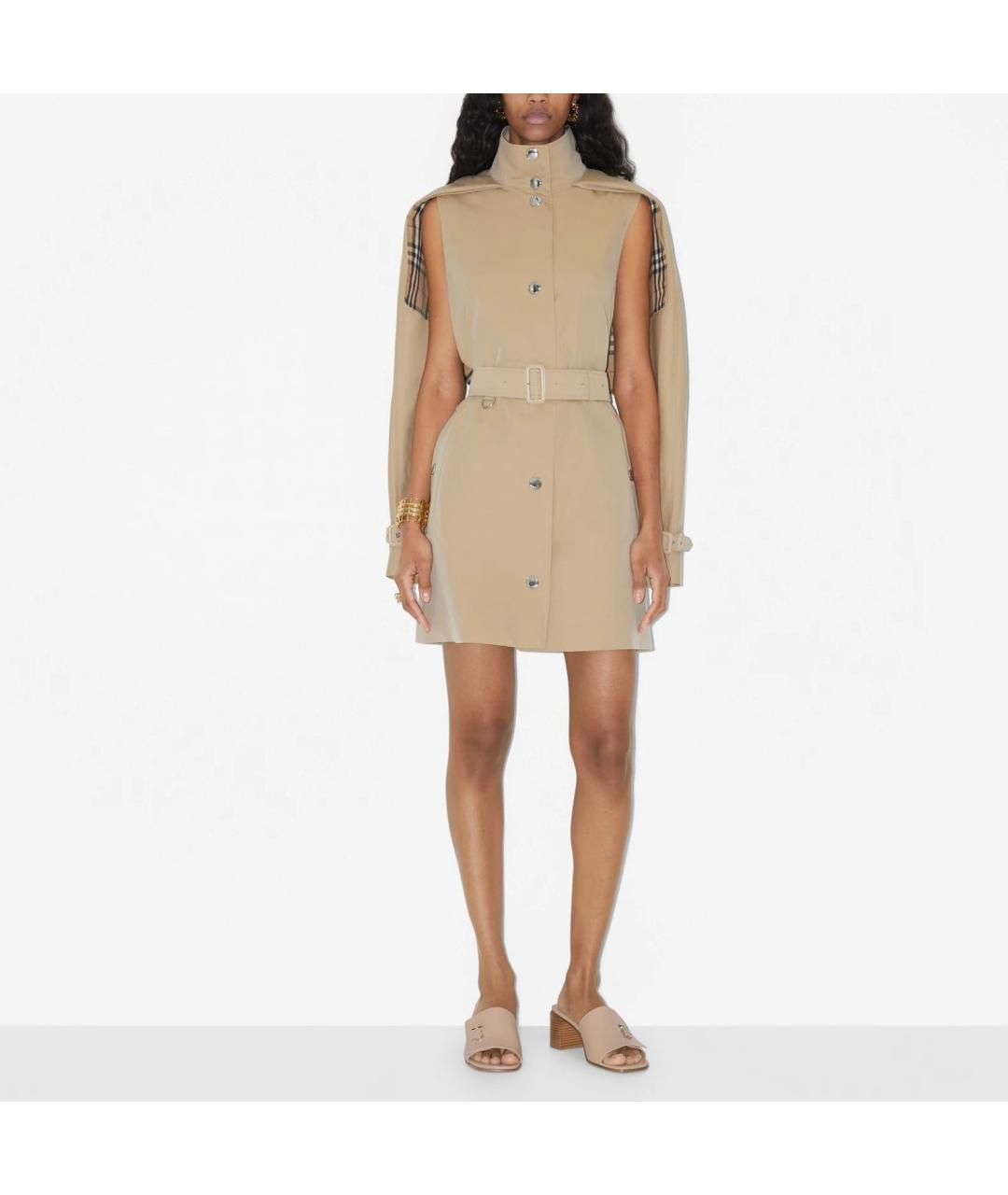 BURBERRY Бежевый тренч/плащ, фото 3