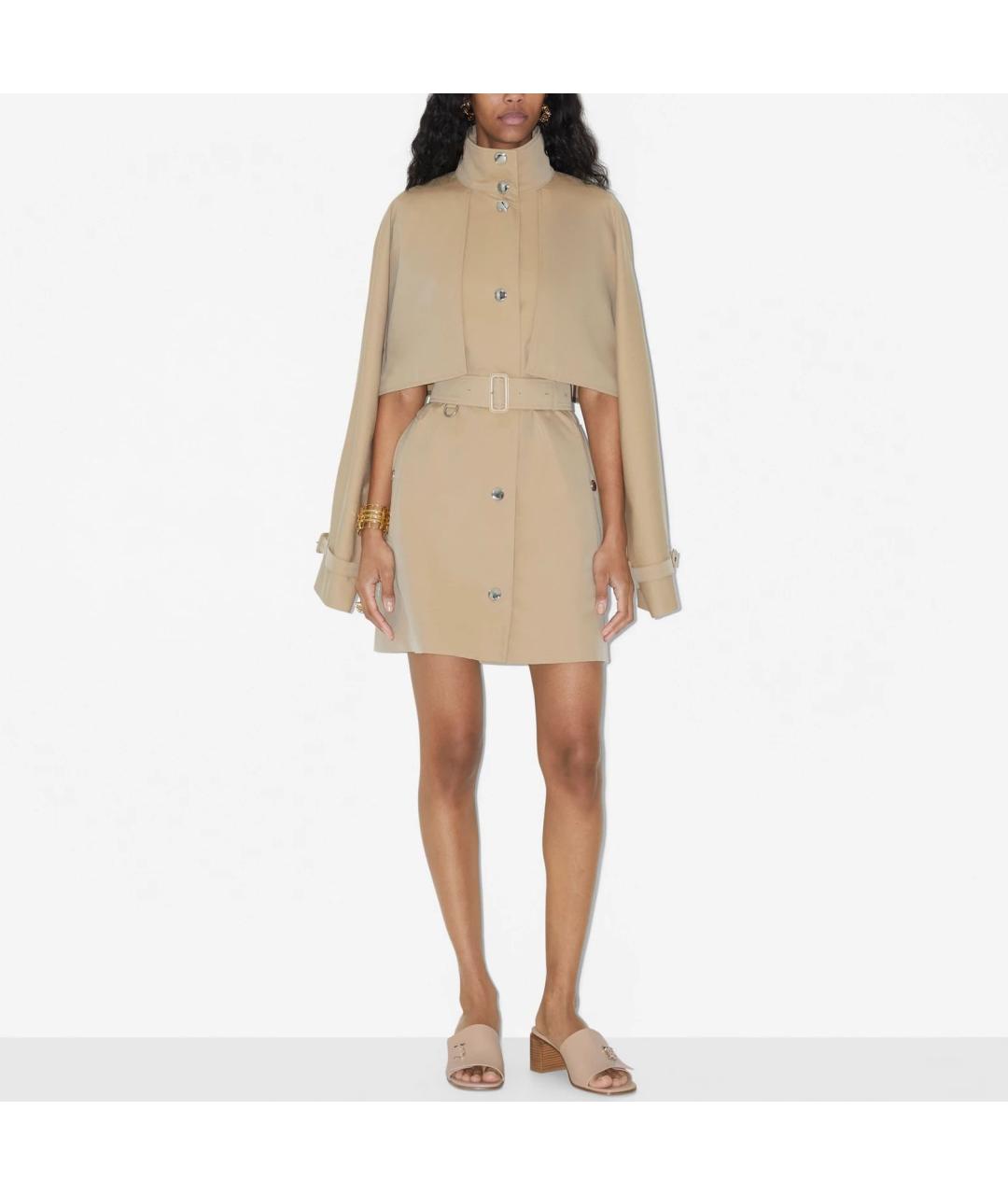 BURBERRY Бежевый тренч/плащ, фото 4