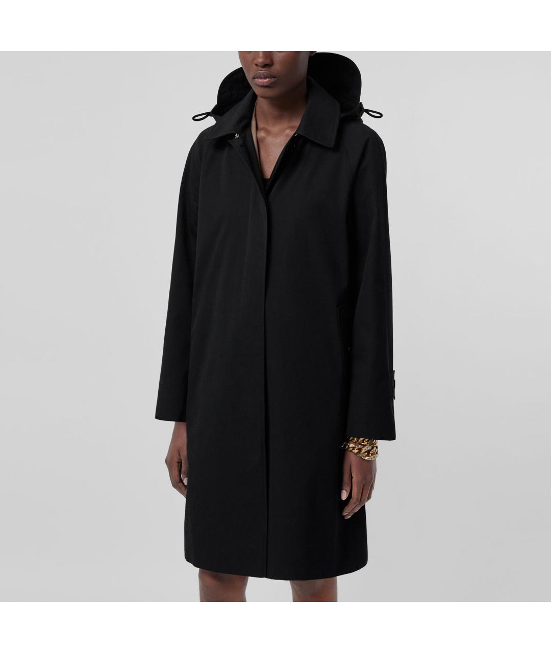 BURBERRY Черное пальто, фото 5