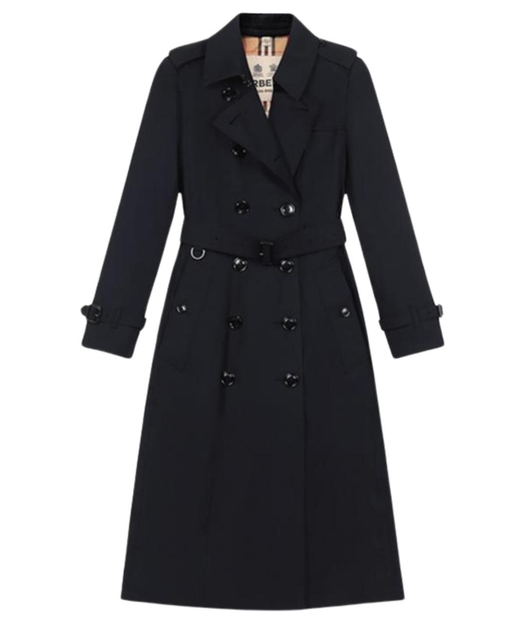 BURBERRY Синий тренч/плащ, фото 1