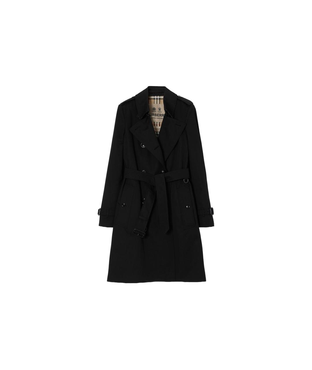 BURBERRY Черный тренч/плащ, фото 1